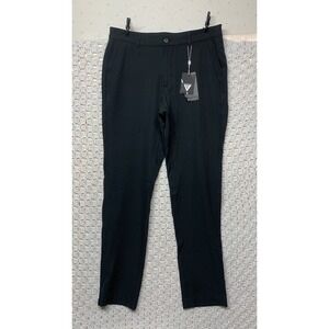 Levelwear Airspeed Pants Mens Tag 32x33 Approx 32x32‎ Black Straight Stretch NWT